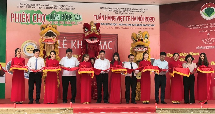 Khai mạc Phiên chợ tuần nông sản an toàn thực phẩm năm 2020